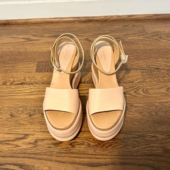Paloma Barceló Pink Rosie Layered Wedges Sandal - Picture 2 of 8